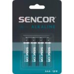 Bateri Sencor SBA LR03 4BP AAA Alk, 4 copë