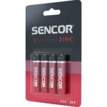 Bateri Sencor SBA R03 4BP AAA Zn, 4 copë