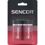 Bateri Sencor SBA R14 2BP C Zn, 2 copë